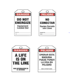 TARJETAS DE NO OPERAR